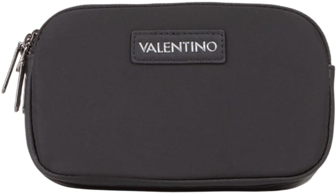 VALENTINO Toilettas Cardano Soft Cosmetic Case Nero Zwart