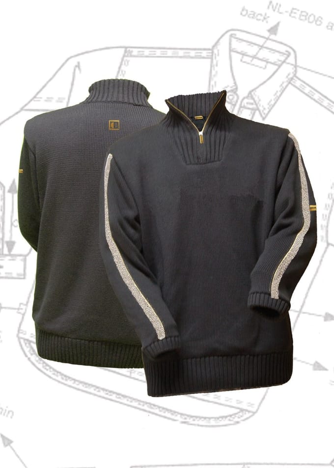 Beckum Workwear EBTR02 Schipperstrui Navy M
