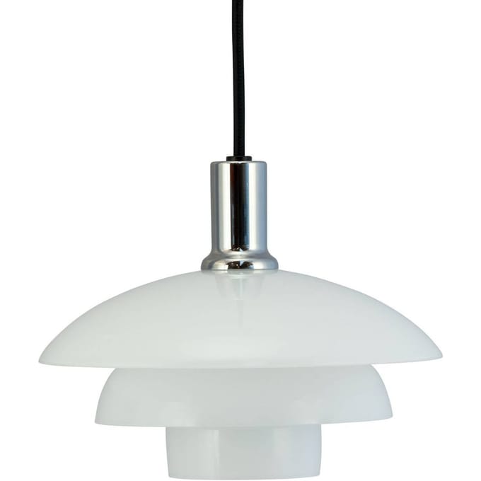Dyberg Larsen Morph hanglamp, opaal, Ø 21 cm, glas