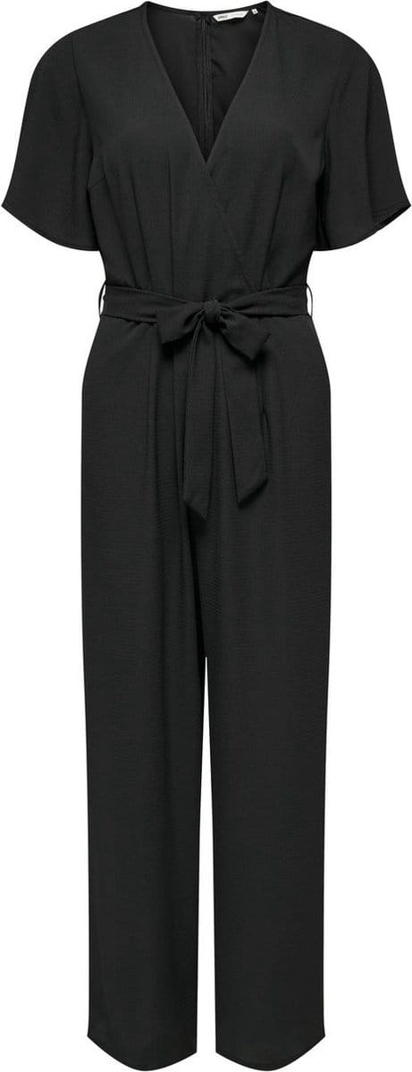 Only Broek Onlhannah Fr S/s Jumpsuit Cs Ptm 15320959 Black Dames Maat - XS