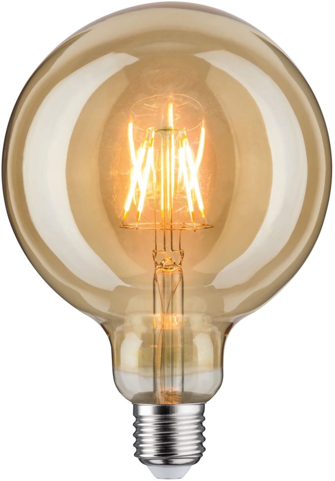 Paulmann 28403 LED-lamp E27 Globe 6.5 W = 37 W Goud (Ø x h) 125 mm x 175 mm 1 stuk(s)