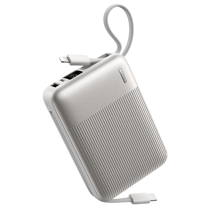 Remax 20.000mAh Compact Fast Charging Powerbank Zilver 20.000 mAh