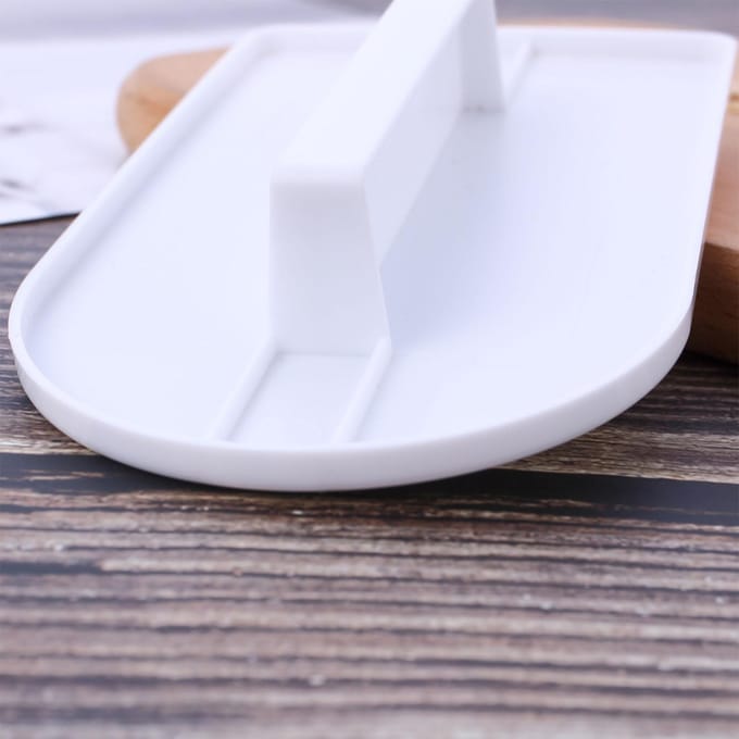 Cake Polisher Voedselkwaliteit Plastic Wit met Handvat Cake Gladstrijker Tool voor Keuken Thuis white