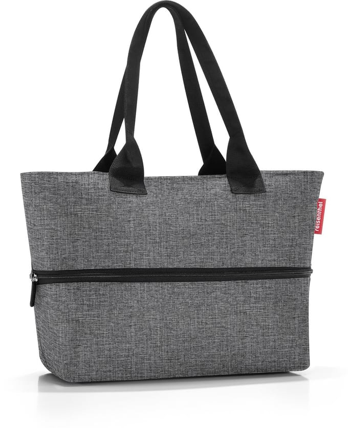 Reisenthel Shopper E1 Shopper Schoudertas - 12L - Twist Silver Grijs