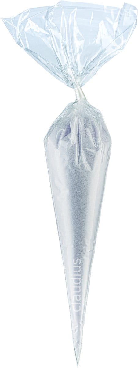 Scrubzout Lavendel - 500 gram in puntzak transparant - set van 6 stuks - Hydraterende Lichaamsscrub