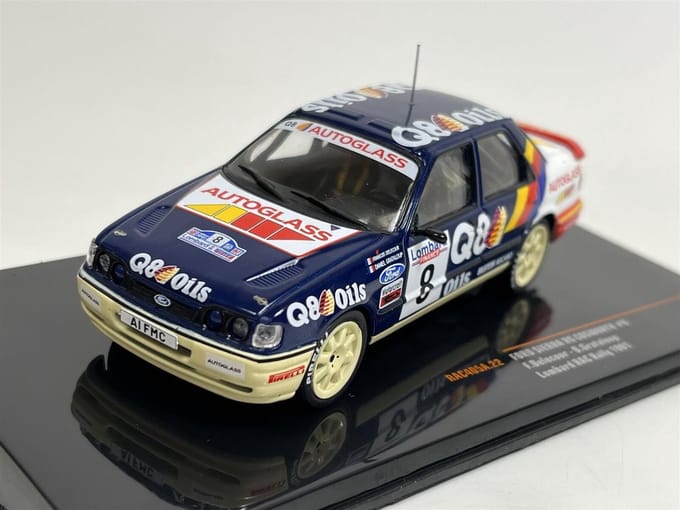 Ford Sierra RS Cosworth - Delecour RAC Rally 1991 -Ixo modelauto 1:43