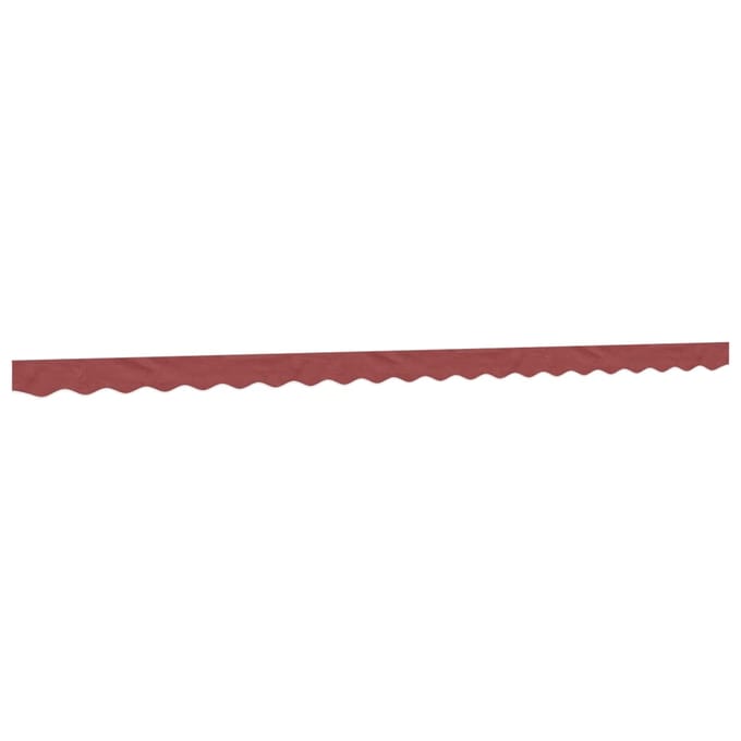 vidaXL - Vervangingsdoek - voor - luifelrok - gestreept - 500 - cm - bordeauxrood