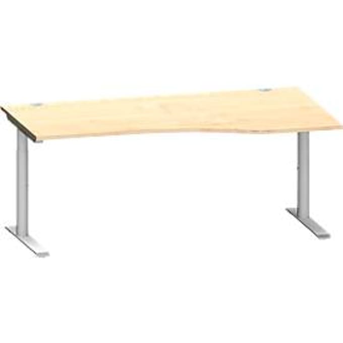 Schäfer Shop Genius bureau MODENA FLEX, aanbouw rechts, esdoorn