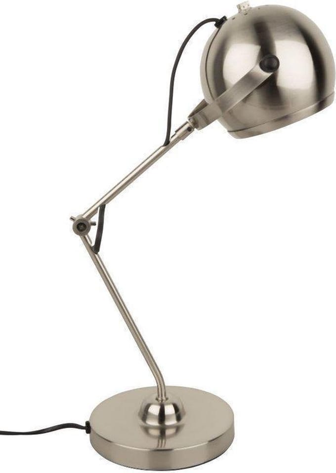 Zuiver Dry XL - Bureaulamp - nikkel