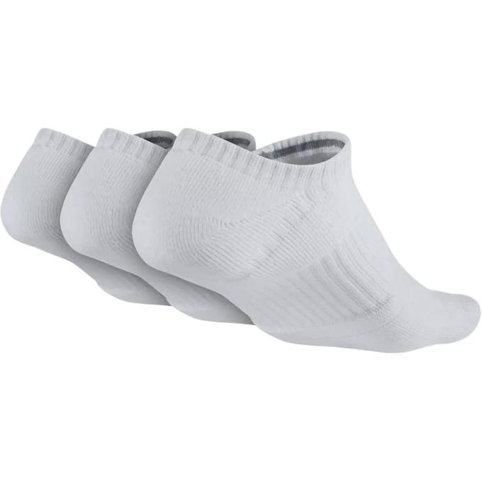 Nike Dri Fit CUSHION NO SHOW Hardloopsokken Unisex 3-Pack SX4834-101 XL white