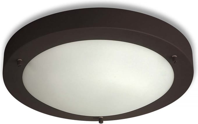 Plafonniere Rondo - Ø30 cm - zwart - excl. E27