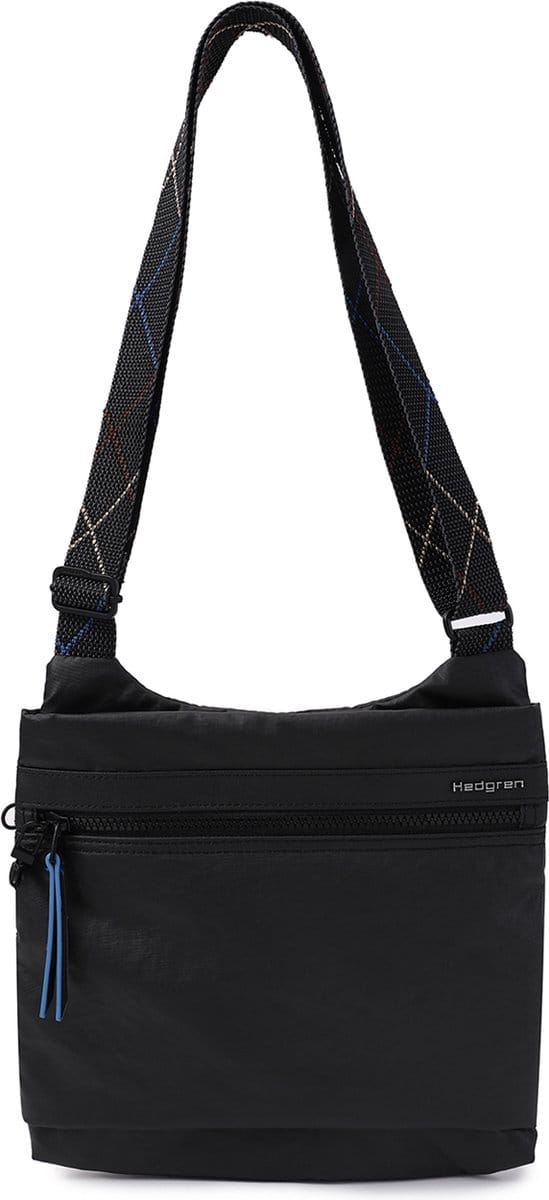 Hedgren Schoudertas Inner City Faith Crossover RFID with Safty Hook Creased Black Zwart