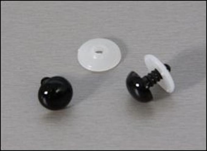 Veiligheidsogen zwart - 5mm