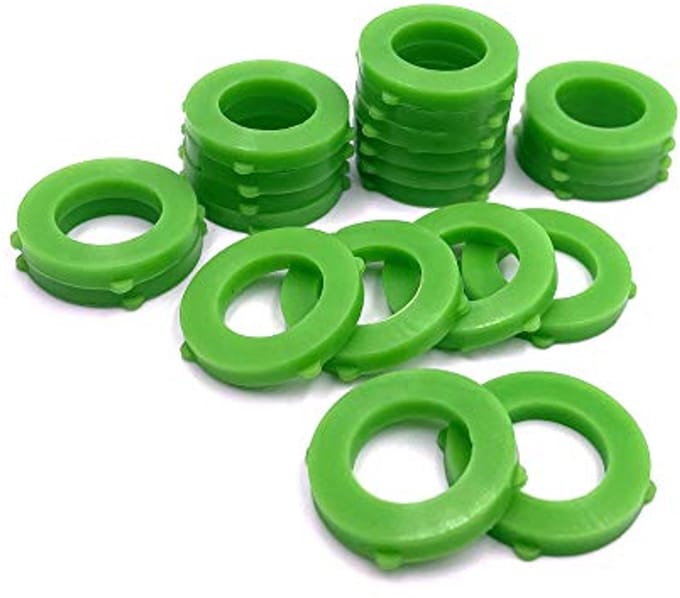 20 Stuks Groene Siliconen Ringpakking voor Tuinslangen en Waterkranen