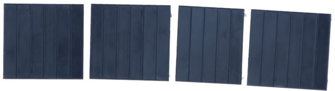 DSIT Afdekplaatjes voor 3U DIN rail switch box - set van 4