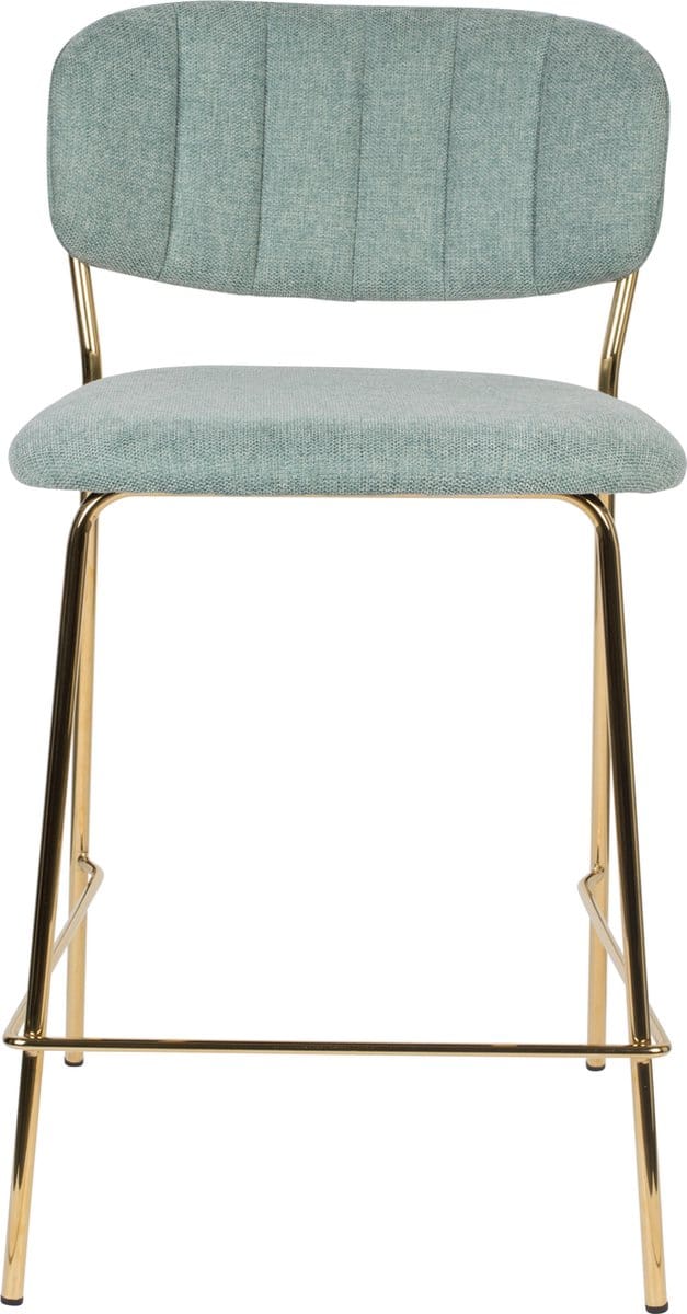 ANLI STYLE COUNTER STOOL JOLIEN GOLD/LIGHT GREEN