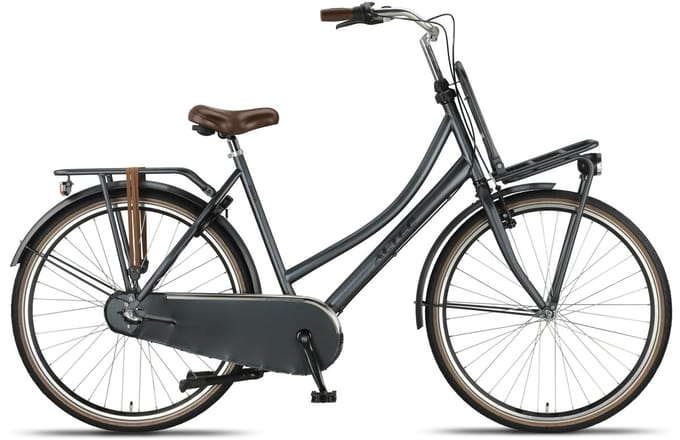 Altec Transportfiets dames Dutch 28 Inch 50 cm Dames 3V Terugtraprem Donkergrijs