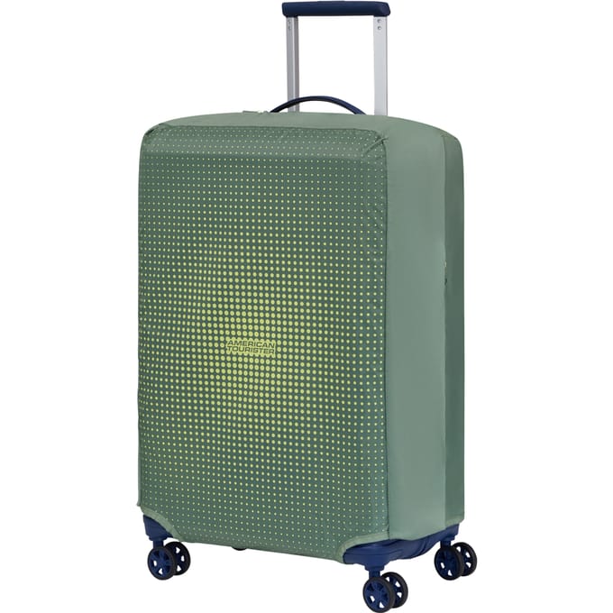 American Tourister kofferhoes - Maat Medium 45 x 62 x 30 cm Olive lime