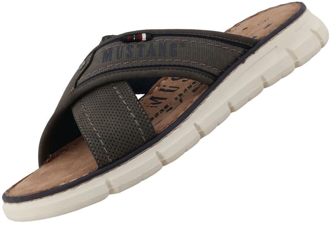 Mustang Slippers - Heren - Grijs - Maat:44