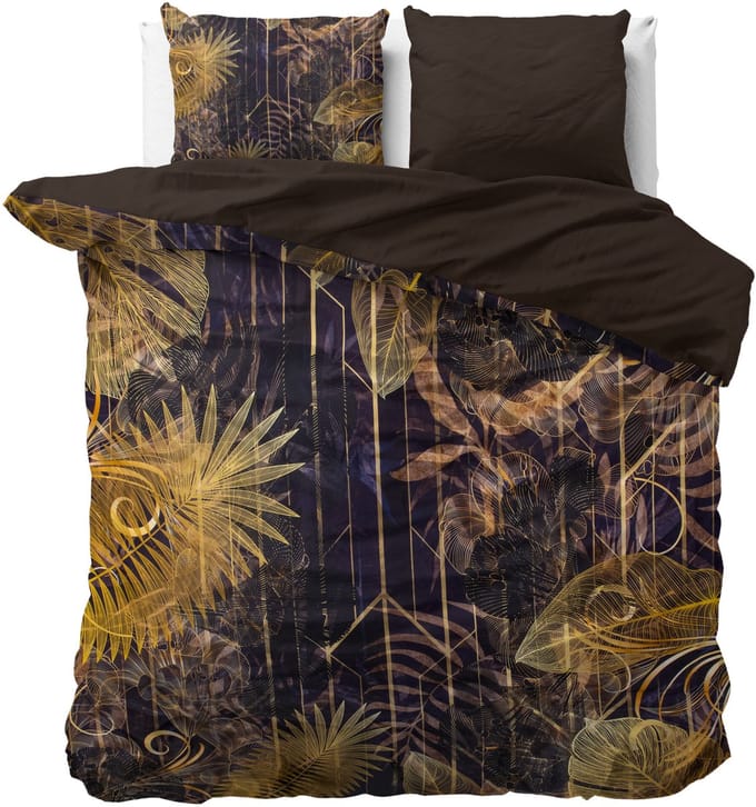 Dreamhouse dekbedovertrek Oliva Gold 200 x 220 cm