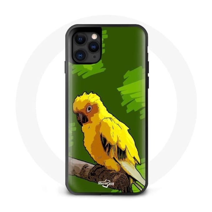 Coque Iphone 13 Perruche jaune