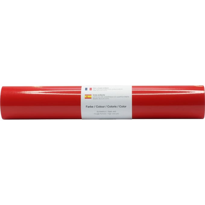 Zelfklevende vinyl folie glanzend - Donderrood