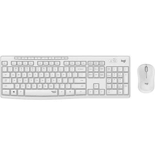 Logitech MK295 Silent - keyboard and mouse set - Hungarian - off white - Keyboard and mouse set - Hongaars - Wit