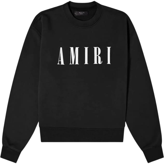 Amiri Bold Core-logo zwart sweatshirt