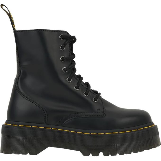 Dr. Martens Jadon Glad Leer Platform Boot Zwart Heren Sneakers 15265001 43 black