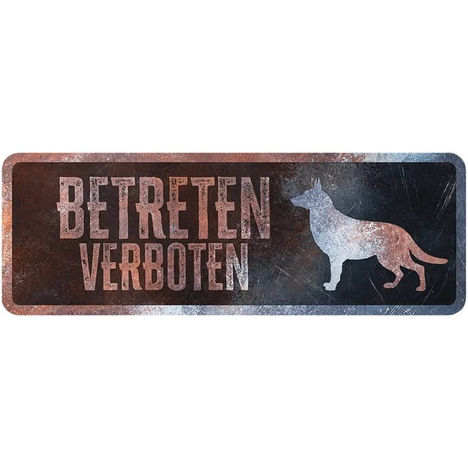Nederlands collie waarschuwingsbord D&D Home