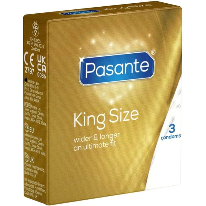 Pasante King Size - 3 stuks - Condooms