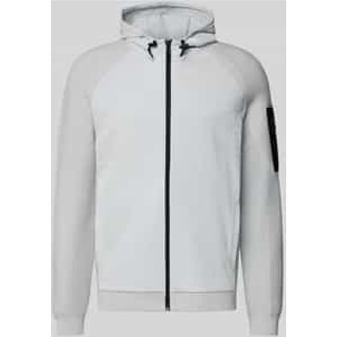 Regular fit sweatjack van viscosemix, model 'URBAN COMMUTER'