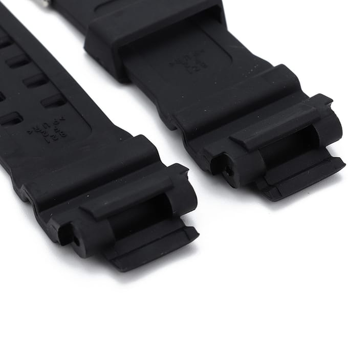 PU Horlogeband Horlogeband Vervangende Band Geschikt voor Casio GA 1000 met Gesp black