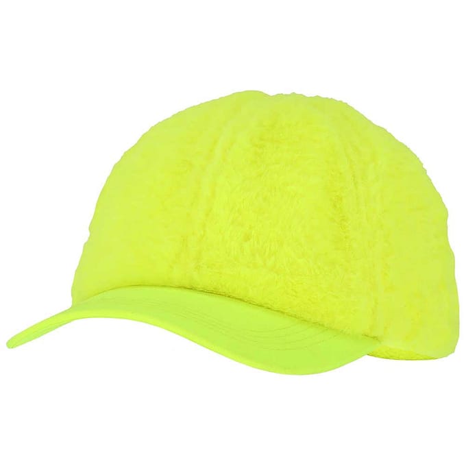 Feestpet - fake fur - neon - Fluor Geel