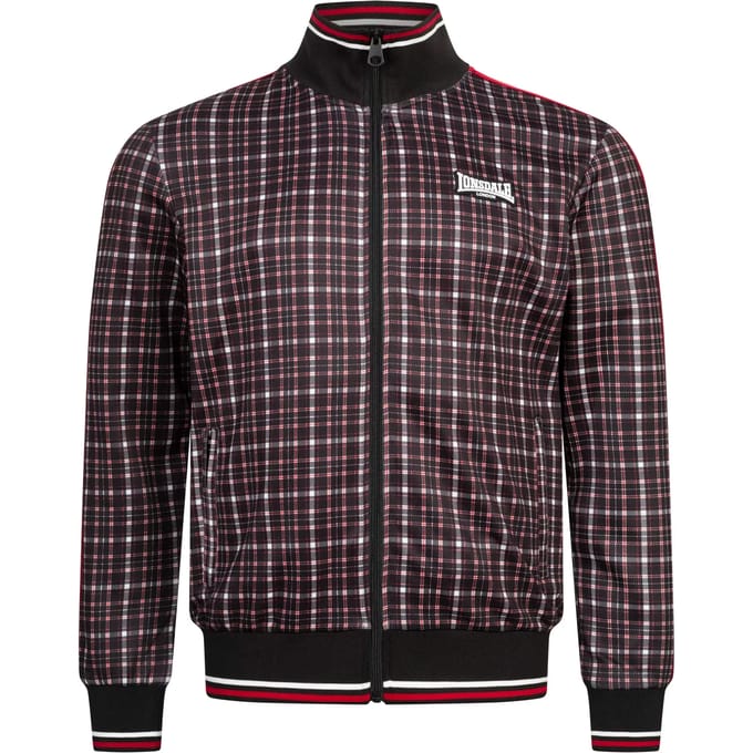 Lonsdale London WHELLEY Trainingsjas zwart-rood-wit 3XL Polyester -