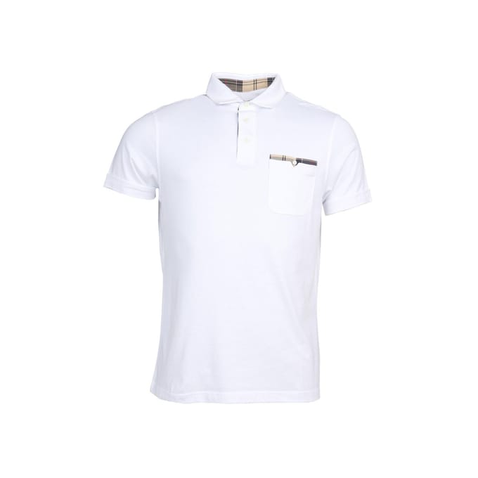 Barbour - Polo Bianca Corpatch MML1071