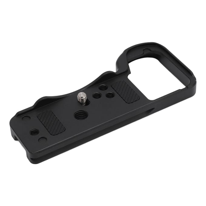 Camera Snelkoppelingsbasisplaat Aluminiumlegering Statiefbevestiging Camera Montagebeugel voor A7C2 A7CII black