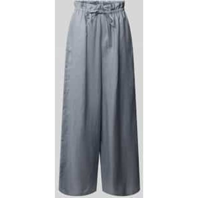 Wide leg linnenbroek model 'DWINDLE'