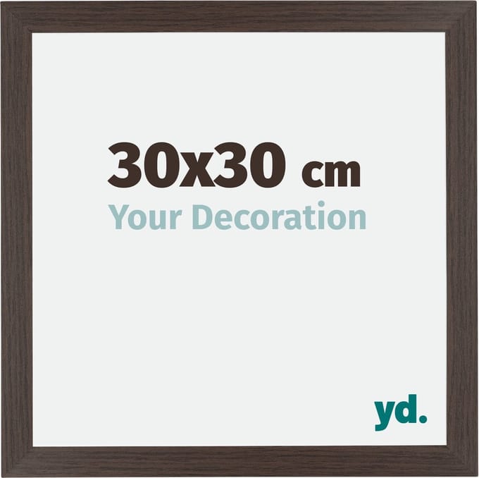 Your Decoration - Fotolijst 30x30 cm - MDF - Eiken Donker - Mura