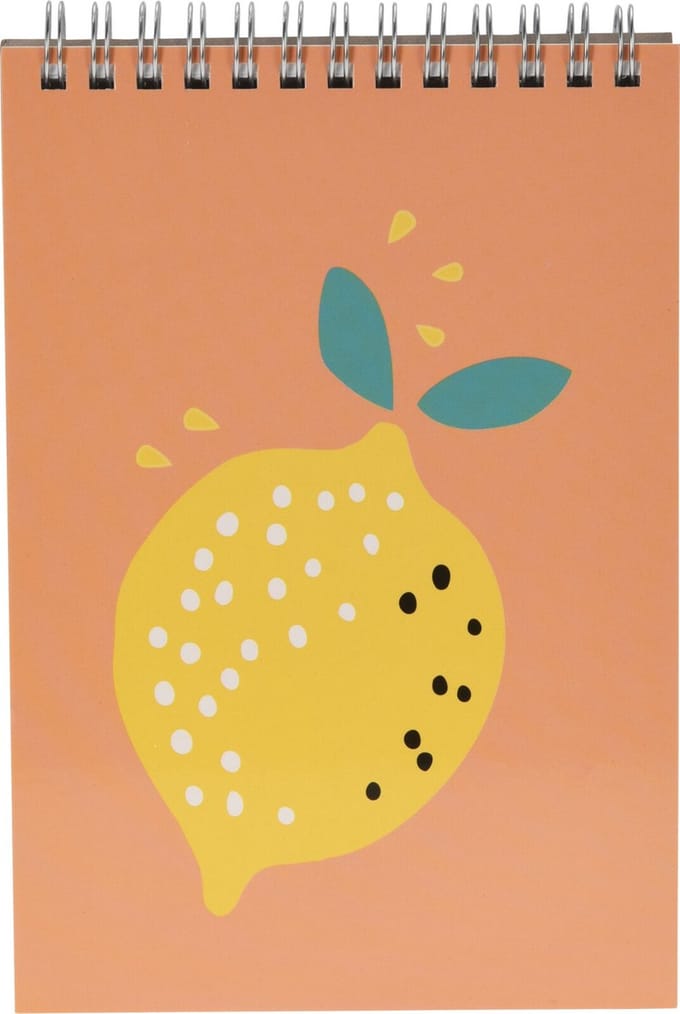 Notitieblok met spiraal Citrus