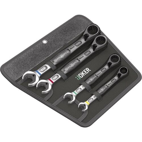 Wera 05020090001 Joker Switch Steek-ringratelsleutelset 4-delig Sleutelbreedte (metrisch) 10 - 19 mm