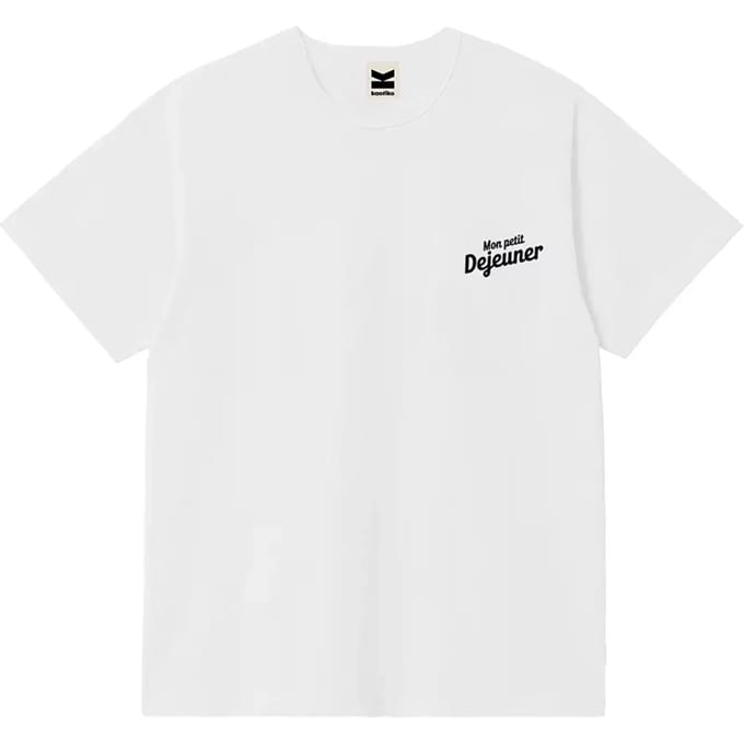 T-shirt van biologisch katoen Kaotiko Breakfast
