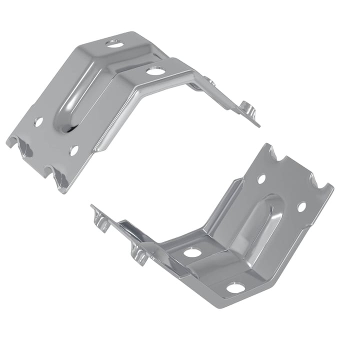 vidaXL - Beugel - 2 - Verzinkt - 106 - x - 55 - x - 1,5mm - Staal