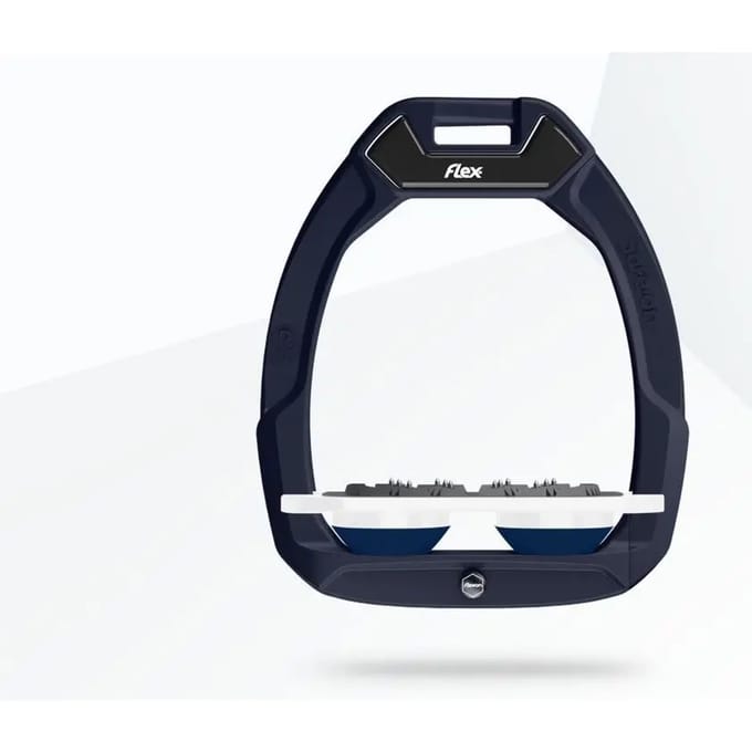 Veiligheidsstijgbeugels Plat Ultra Grip Bruin/Wit/Marine Flex-On Safe-On