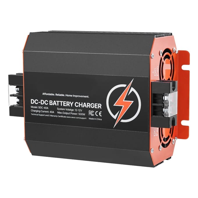 Chargeur DC vers DC 12V 40A Chargeur de batterie 500W pour Plomb-Acide Lithium AGM