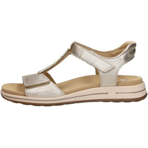 Ara Osaka-S Sandalen Plat - Goudkleur - Maat 40