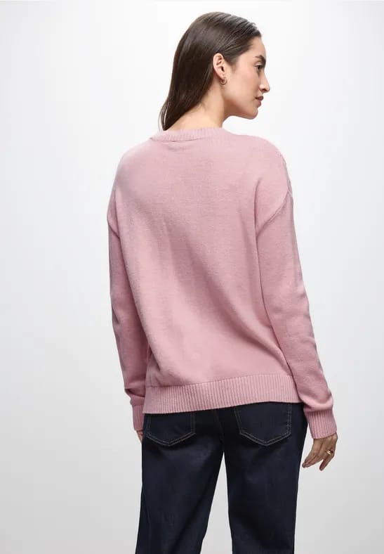Jumper met kabelpatroon