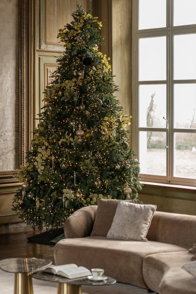 J-Line kerstboom 4000 Led - kunststof - groen - extra large