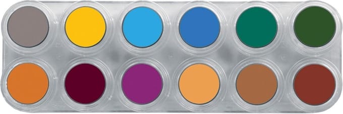 Grimas Water Make-up - 12 palette B