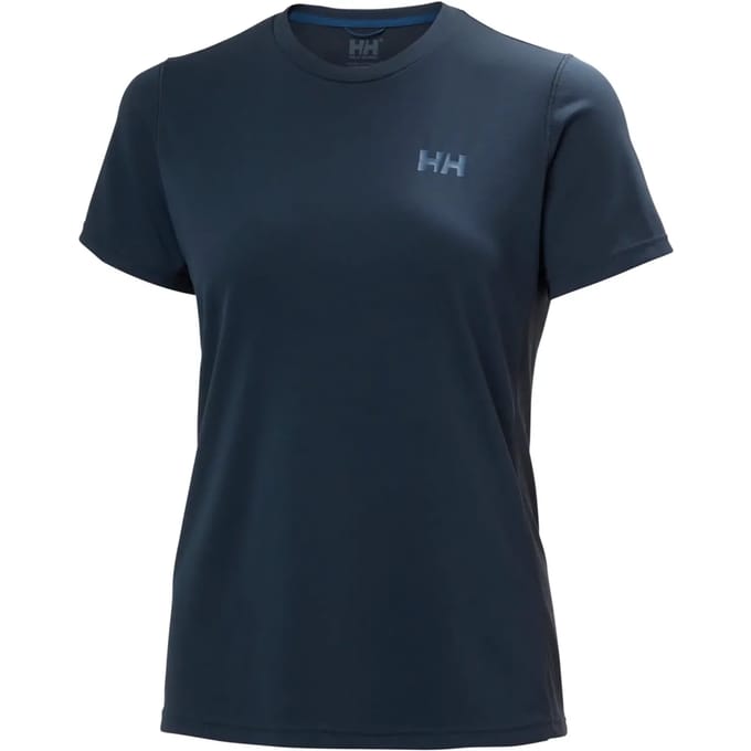 Helly Hansen Lifa Active Solen Uv Korte Mouw T-shirt Blauw M Vrouw